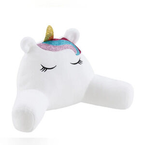 My Life As Lounge Pillow for 18 inch Dolls, Unicorn, White